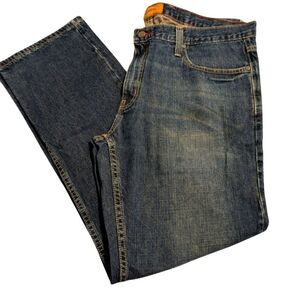 Men's Red Camel blue denim jeans size 36x32‎